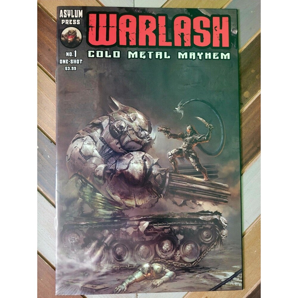 Warlash: Cold Metal Mayhem #1 Andy Hall Cover (Asylum 2021) Frank Forte (7.5)